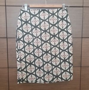 ANN TAYLOR Knee-length Patterned Pencil Skirt